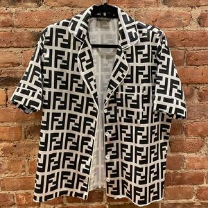 Fendi style satin set